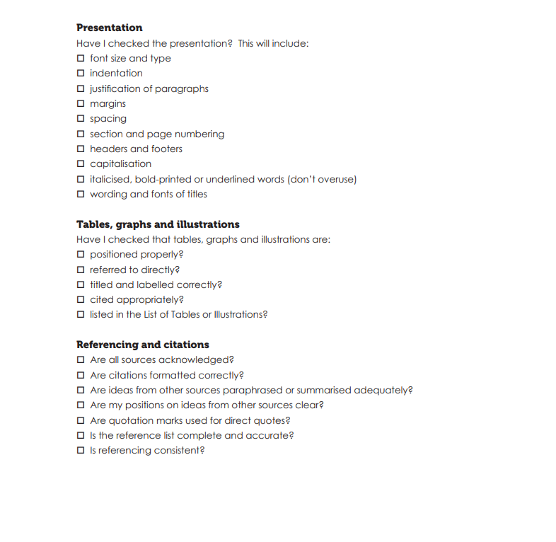澳洲essay修改 checklist 3