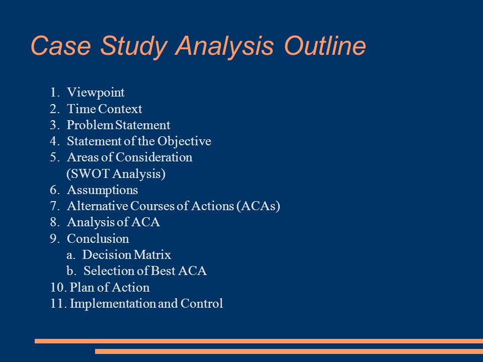 澳洲商科代写 case study analysis outline
